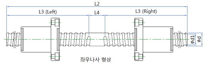 볼스크류 규격·도면 5
