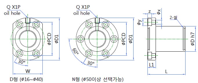 볼스크류 규격·도면 15