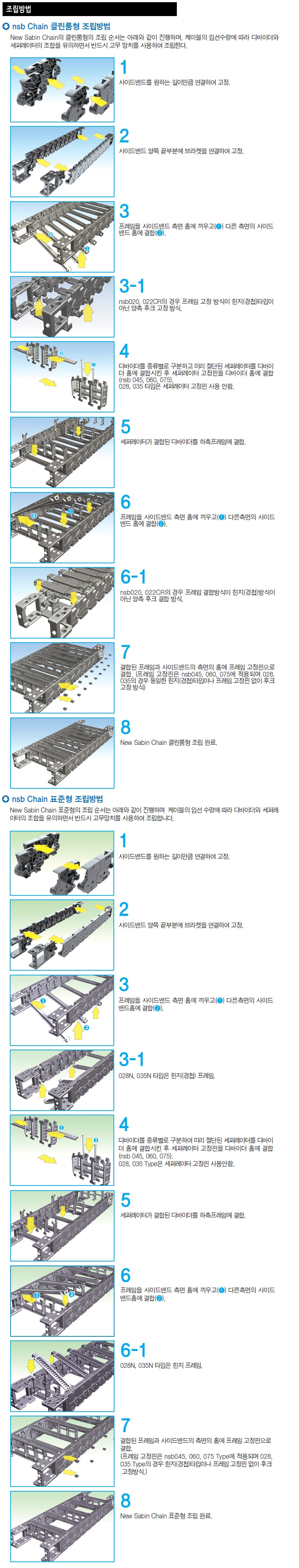 케이블베어 규격·도면 13