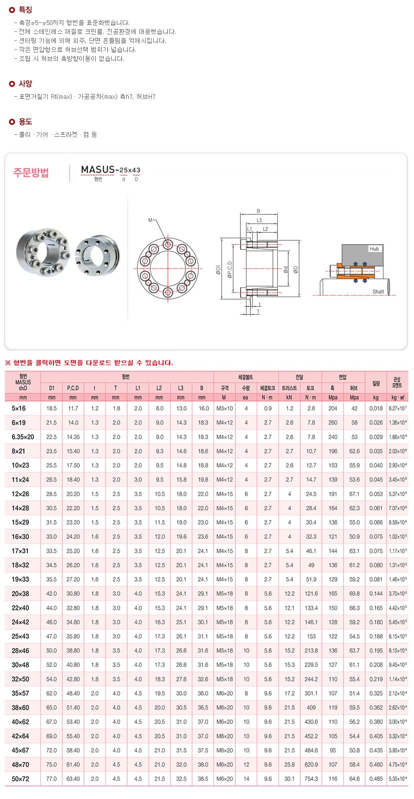 파워록 규격·도면 8