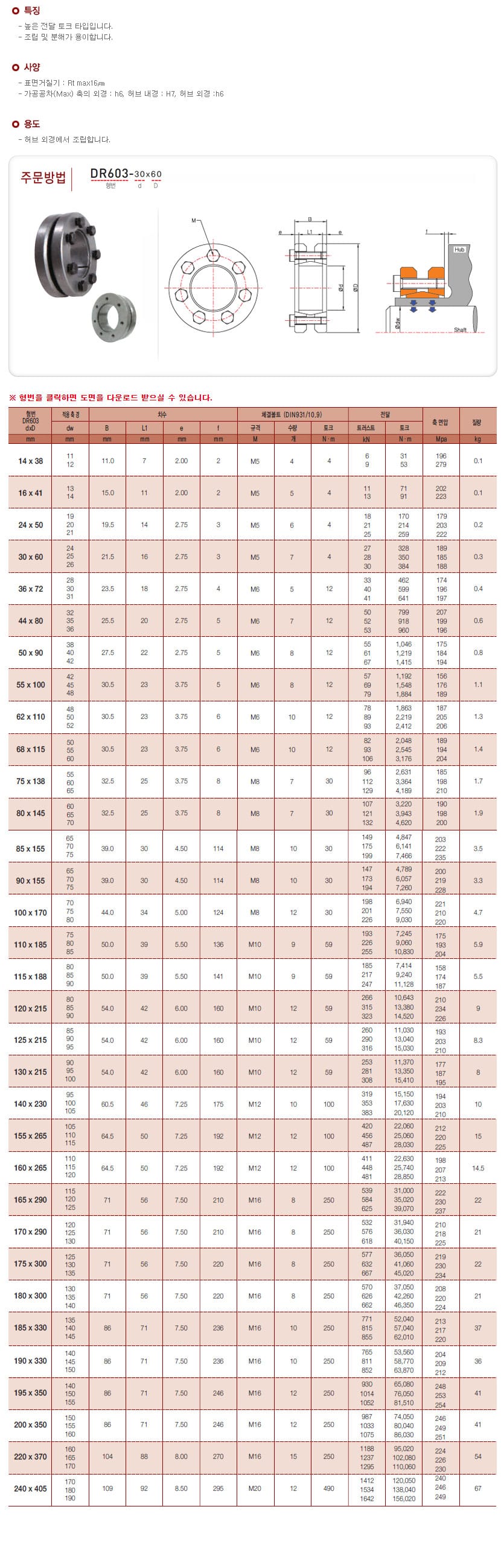 파워록 규격·도면 14