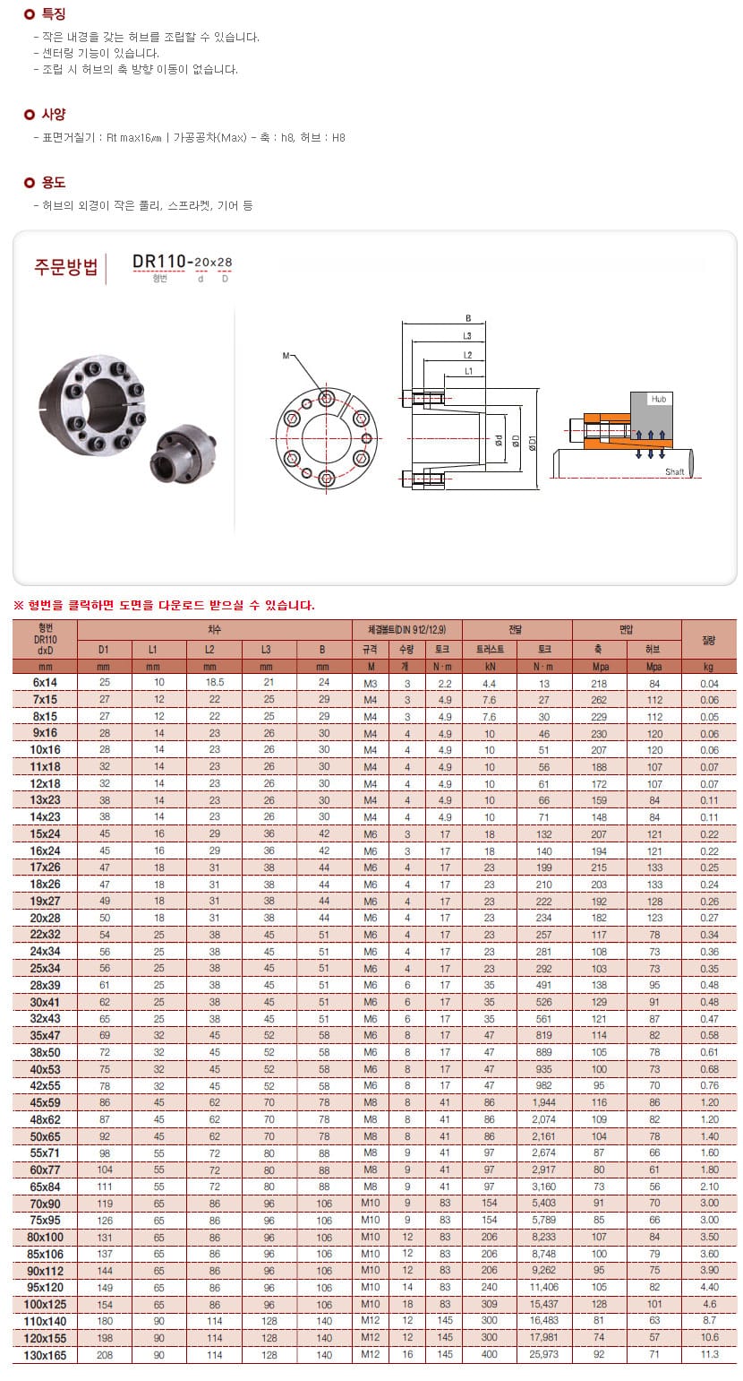 파워록 규격·도면 28